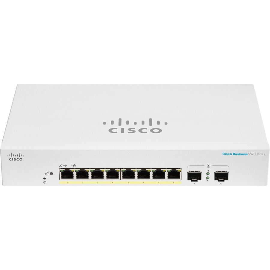 Cisco Business CBS220-8P-E-2G Ethernet Switch — CBS220-8P-E-2G-NA