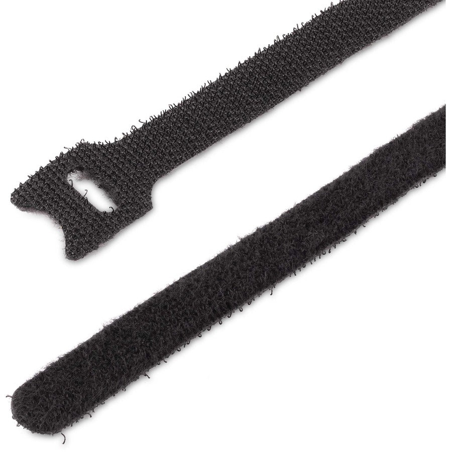 StarTech.com 6in Hook and Loop Cable Ties 50pk, Reusable Wire Straps, Adjustable & Flexible, Cord Organizer Tie/Wraps for Cable Management — B506I-HOOK-LOOP-TIES