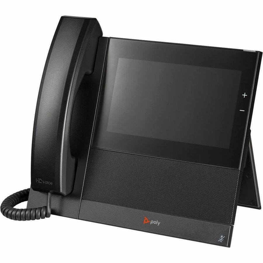 Poly CCX 600 IP Phone - Corded - Corded/Cordless - Wi-Fi, Bluetooth - Desktop - Black — 82Z84AA