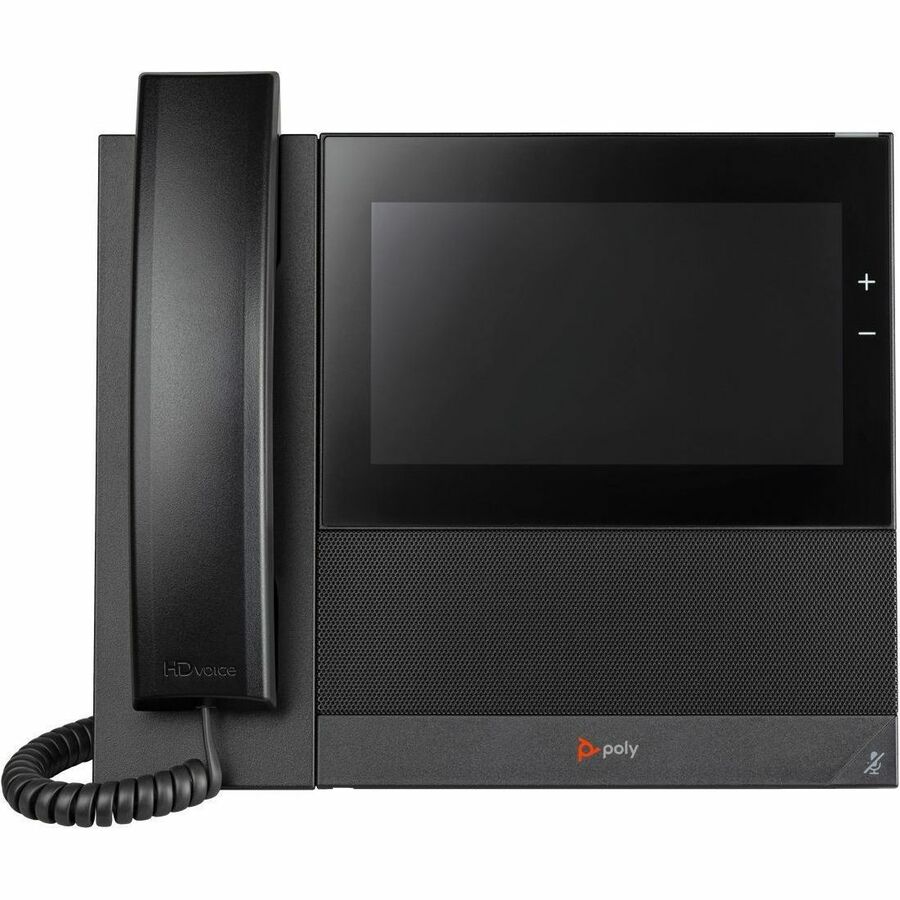 Poly CCX 600 IP Phone - Corded - Corded/Cordless - Wi-Fi, Bluetooth - Desktop - Black — 82Z84AA