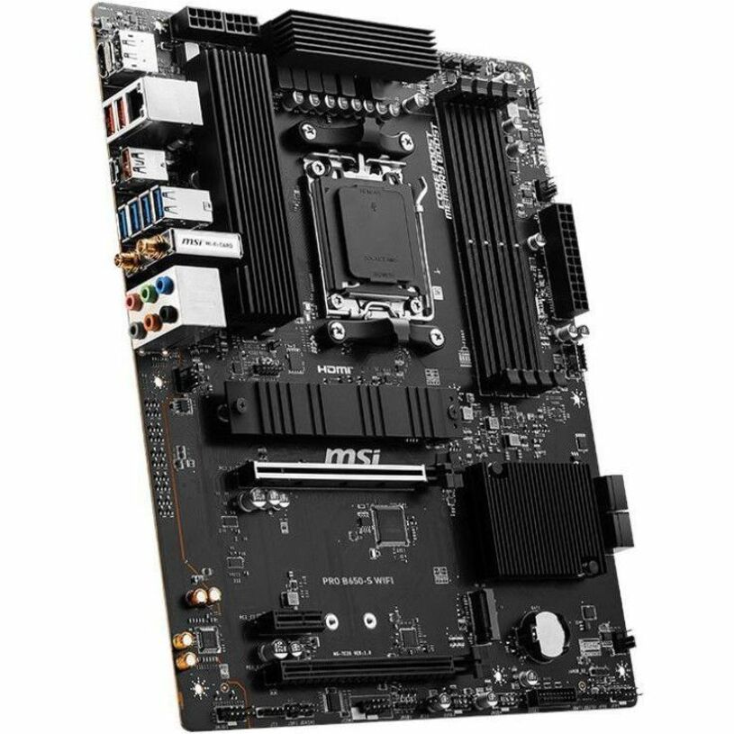 MSI PRO B650-S WIFI Desktop Motherboard - AMD B650 Chipset - Socket AM5 - ATX — PROB650-SWIFI
