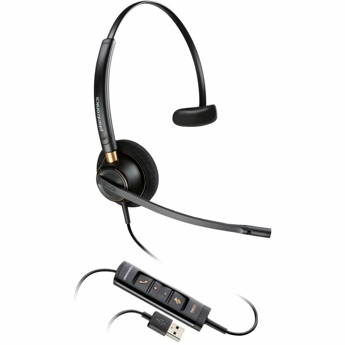 Poly EncorePro 515 Monoaural with USB-A Headset — 783R0AA