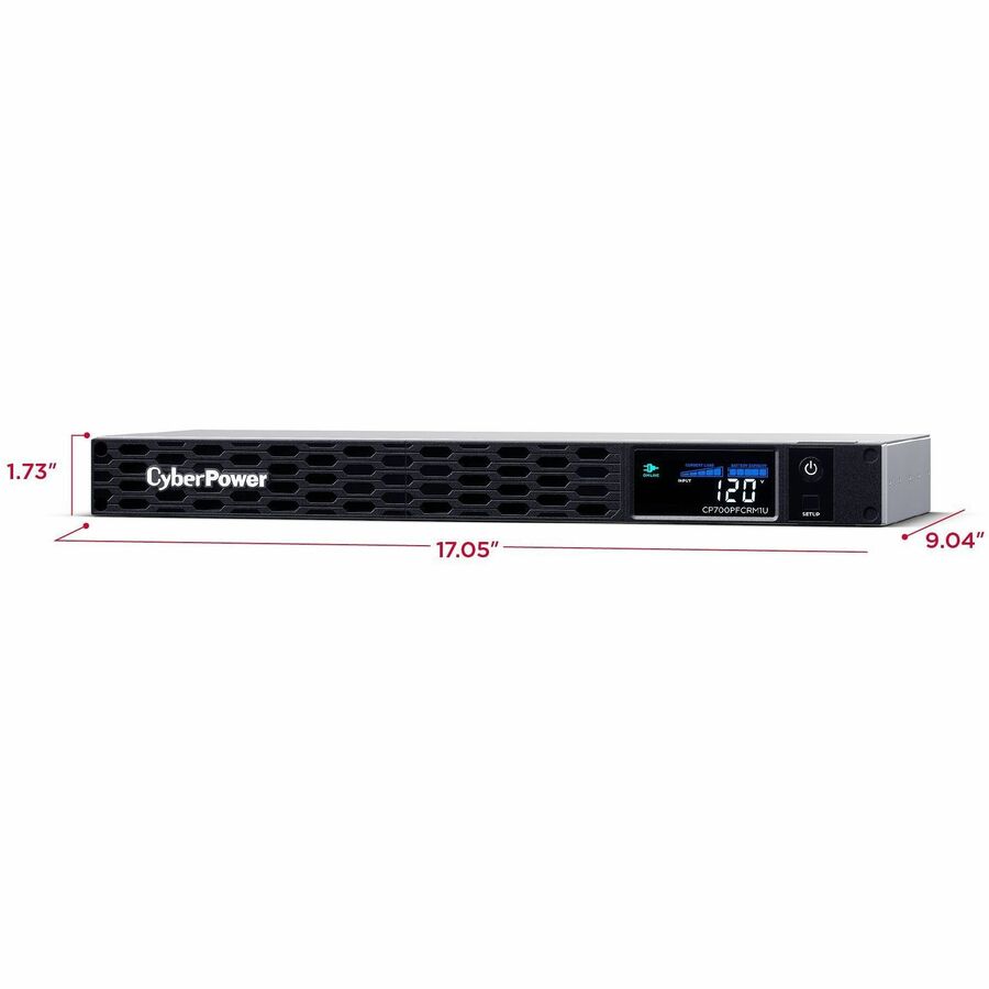 CyberPower CP700PFCRM1U PFC Sinewave UPS Systems — CP700PFCRM1U