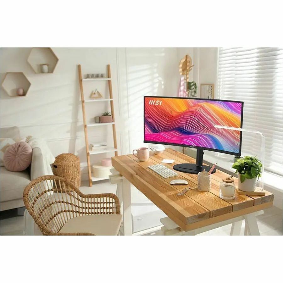 MSI Modern MD342CQP 34" Class UW-QHD Curved Screen LCD Monitor - 21:9 - Black, White — ModernMD342CQP