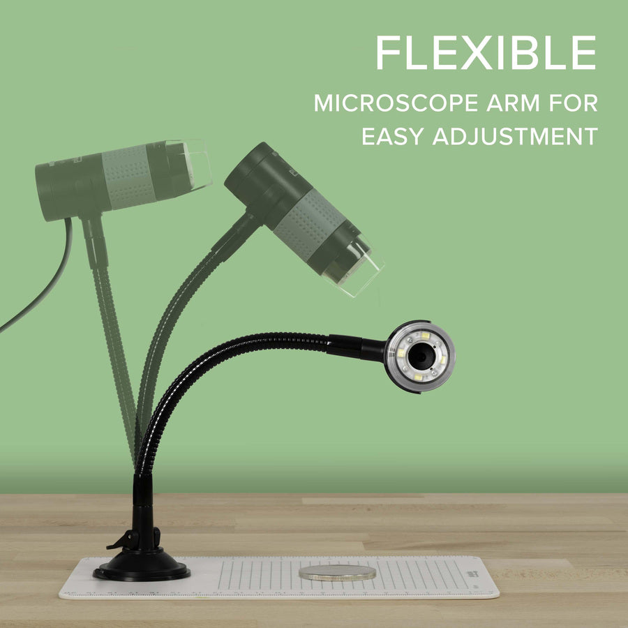 Plugable USB 2.0 Digital Microscope with Flexible Arm Observation Stand — USB2-MICRO-250X