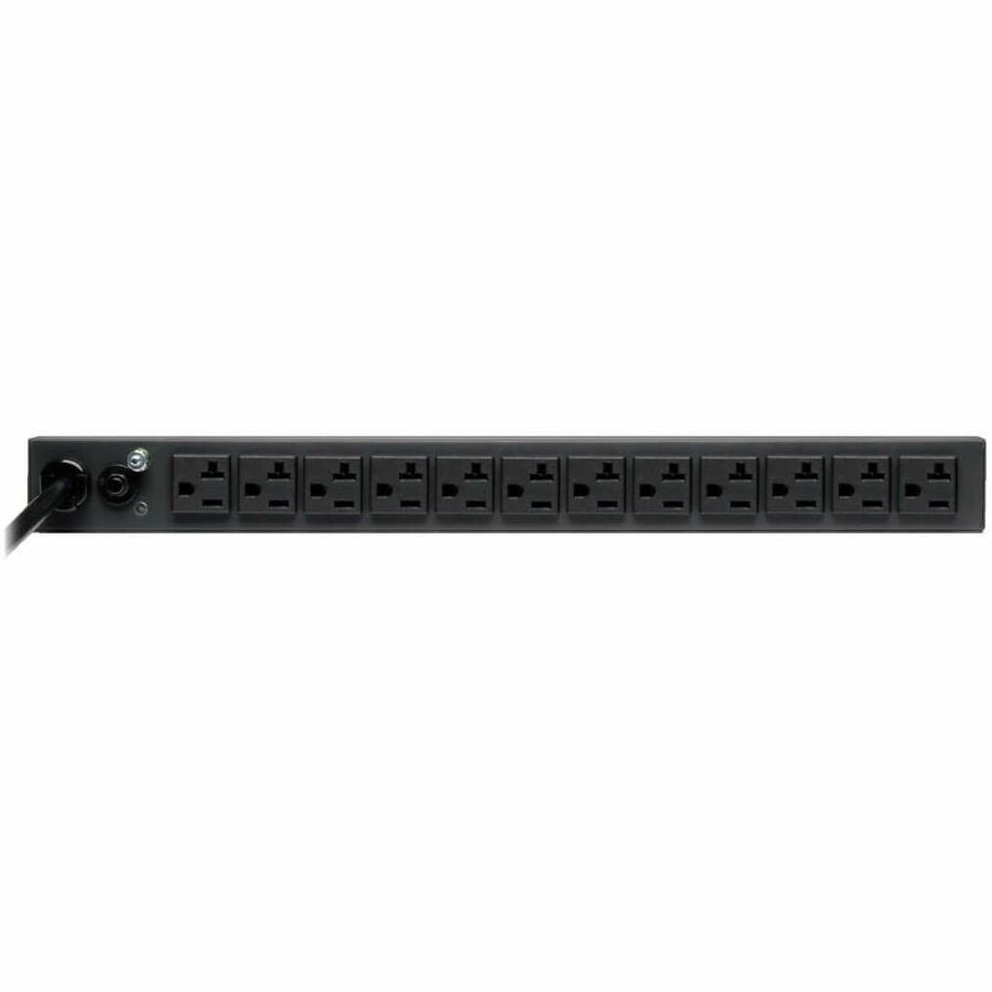 Eaton Tripp Lite Series 2.4kW Single-Phase 120V Basic PDU, 13 NEMA 5-15/20R Outlets, NEMA L5-20P Input, 15 ft. (4.57 m) Cord, 1U Rack-Mount — PDU1220T