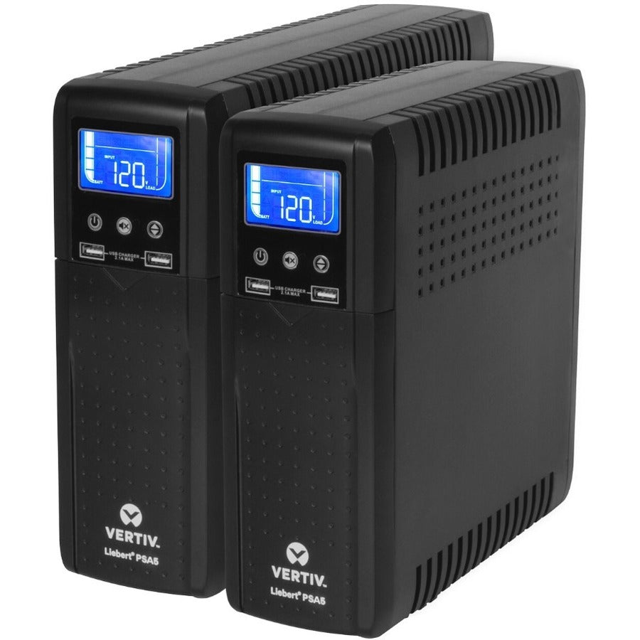 Vertiv Liebert PSA5 UPS - 1000VA/600W 120V| Line Interactive AVR Tower UPS — PSA5-1000MT120