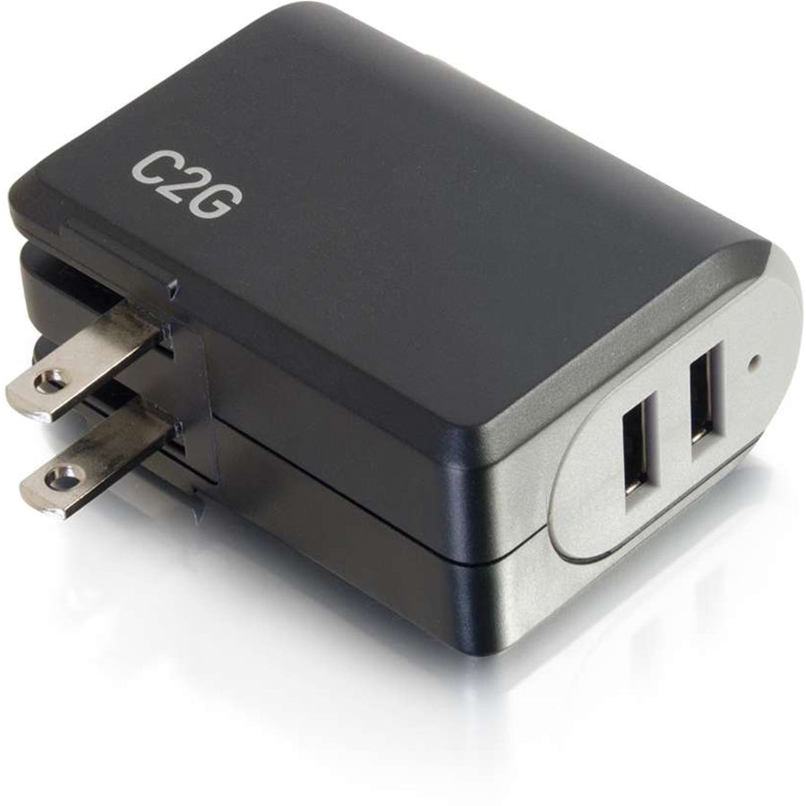 C2G 2-Port USB Wall Charger - AC Power Adapter — 20276