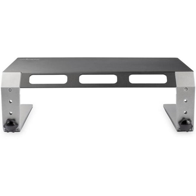 StarTech.com Monitor Riser Stand, For up to 32" (22lb/10kg) Monitor, Monitor Riser, Steel&Aluminum, Monitor Shelf w/ Three Height Settings — MONSTND