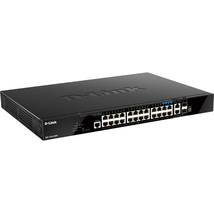 D-Link DGS-1520-28MP Layer 3 Switch — DGS-1520-28MP