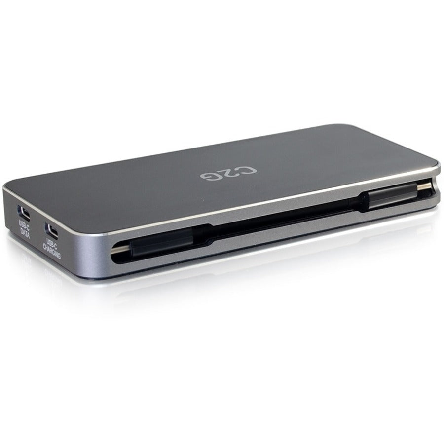 C2G Dual Monitor Docking Station - USB C to 4K HDMI, DIsplayPort & VGA — 54439