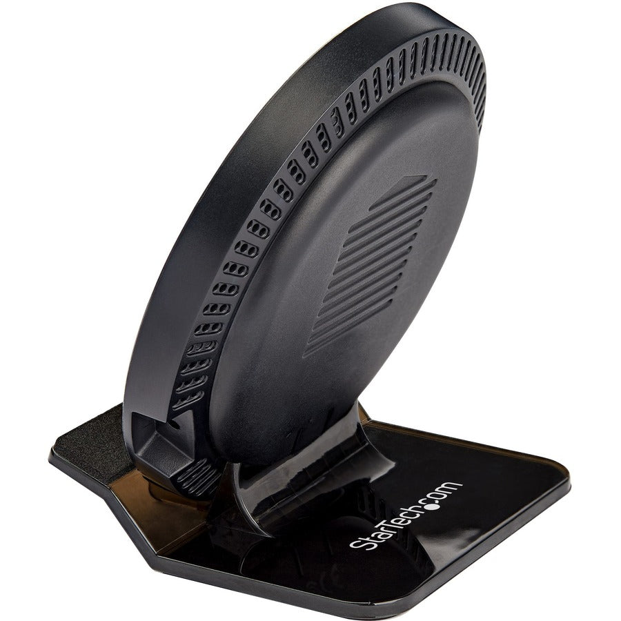StarTech.com 15W Qi Wireless Charging Stand, Universal Qi Certified Wireless Charger Stand or Pad, For iPhone/Samsung Galaxy/Google Pixel — QWCHSTAND