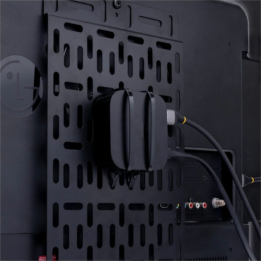 StarTech.com Universal TV Accessory Mount - Adjustable Behind TV or Wall Mount - Media Players/Router/AV Extenders/Apple TV - 11lb (5kg) — MDBOXMNT