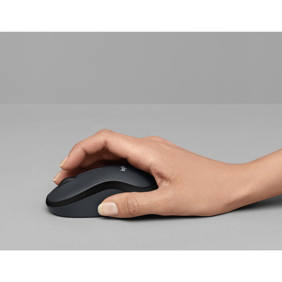Logitech M220 SILENT Wireless Mouse, 2.4 GHz with USB Receiver, 1000 DPI Optical Tracking, 18-Month Battery, Ambidextrous, Compatible with PC, Mac, Laptop (Off-white) — 910-006126
