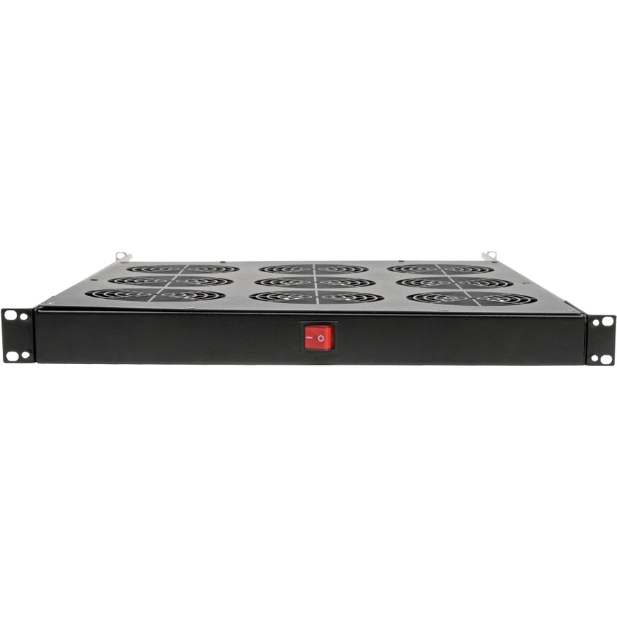 Eaton Tripp Lite Series Fan Tray for 19 in. Racks - 1U, 9 120V High-Performance Fans, 864 CFM, C14 Inlet — SRFANTRAY9