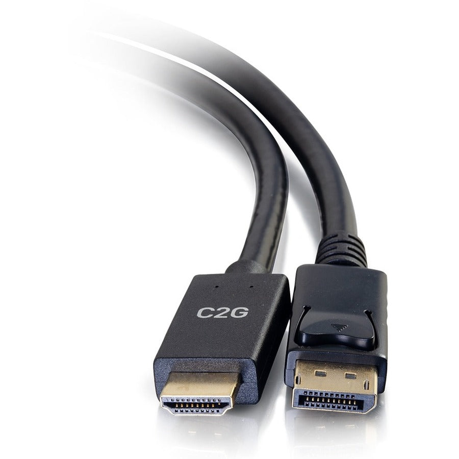 C2G 3ft DisplayPort to HDMI Cable - DP to HDMI Adapter Cable - DisplayPort 1.2a HDMI 1.4b - 4K 30Hz - M/M — 54432