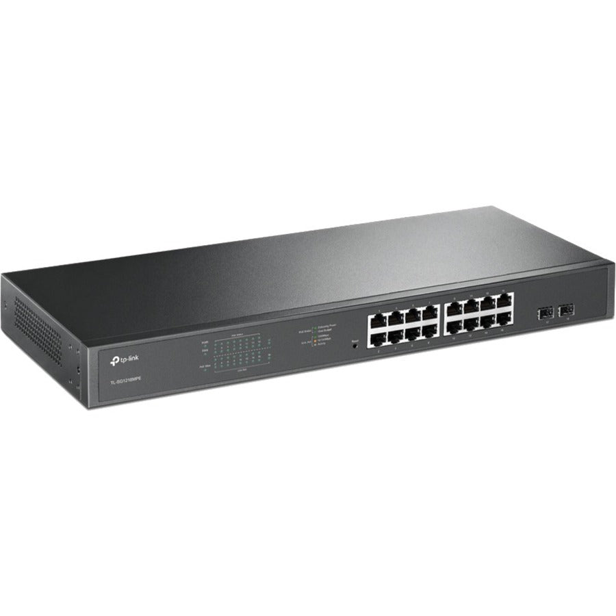TP-Link TL-SG1218MPE - JetStream 16-Port Gigabit Easy Smart PoE/PoE+ Switch — TL-SG1218MPE