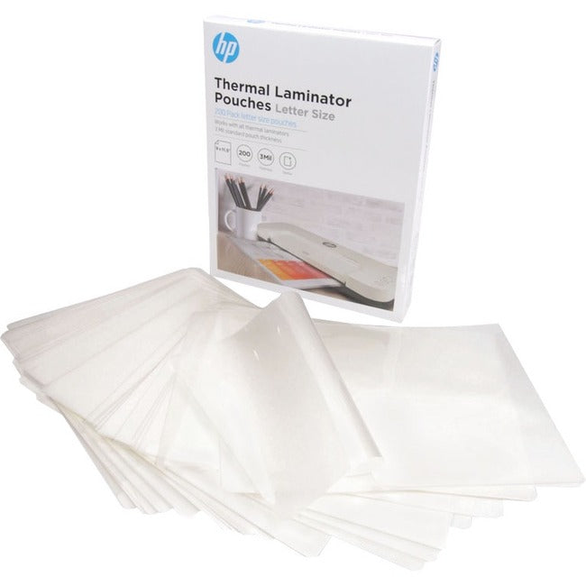 HP S200 Laminator Letter Size Pouches — 91013T