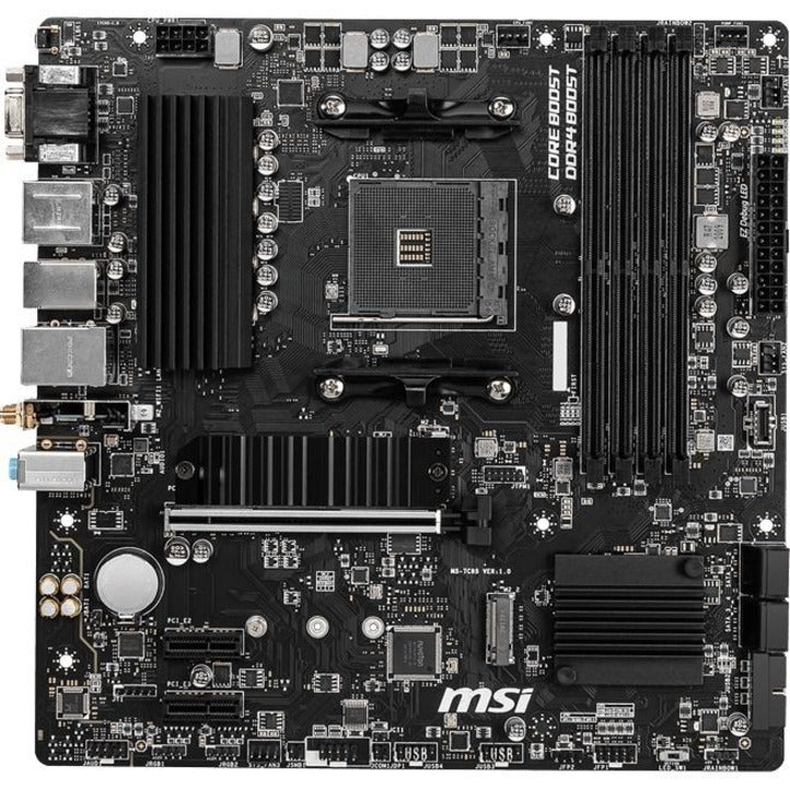 MSI B550M-VC WIFI Gaming Desktop Motherboard - AMD B550 Chipset - Socket AM4 - Micro ATX — B550MPROVCWIFI
