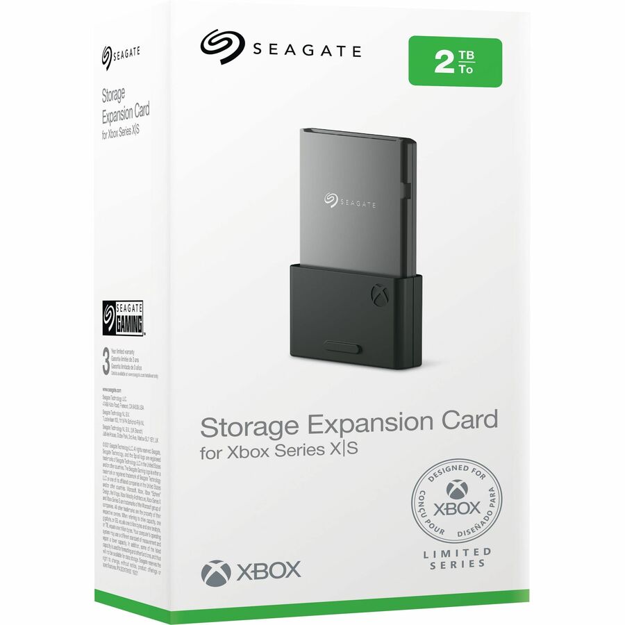 Seagate STJR2000400 2 TB Portable Solid State Drive - Plug-in Card External — STJR2000400