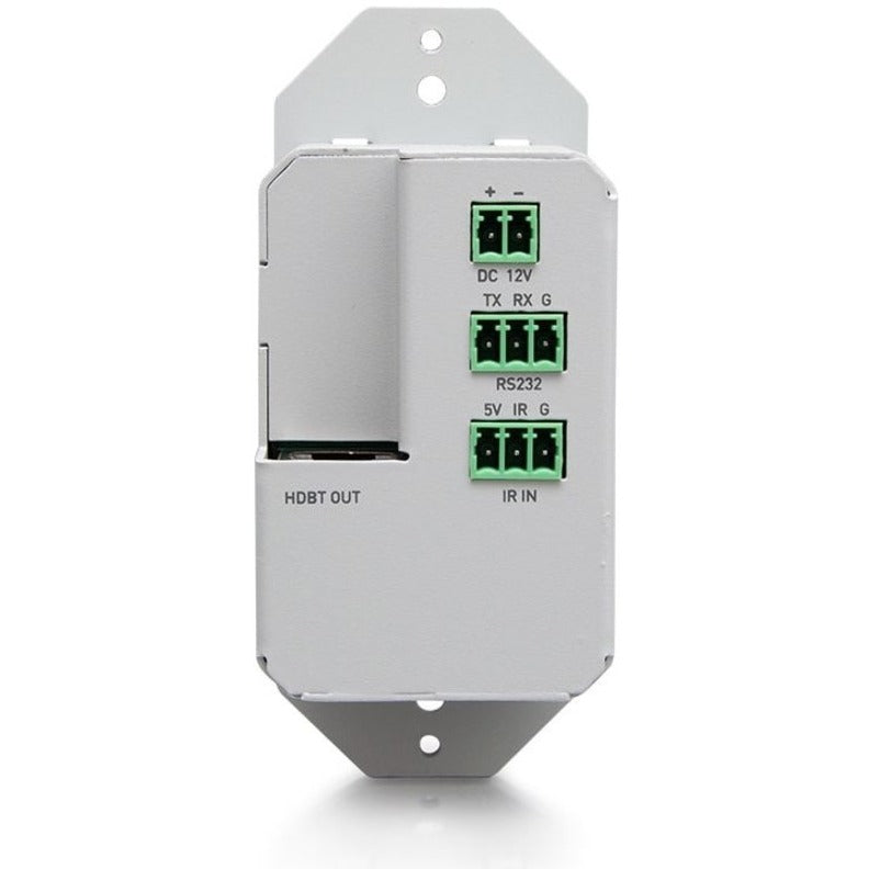 C2G 1-Gang HDMI HDBaseT Wall Plate Transmitter, RS232, IR over Cat Extender — C2G30021