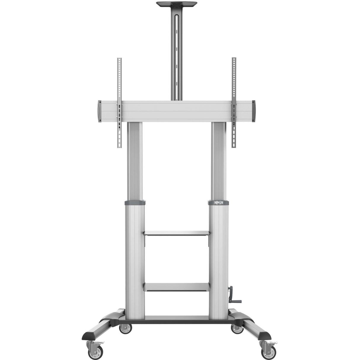 Eaton Tripp Lite Series Safe-IT Heavy-Duty Rolling TV Cart with Height-Adjusting Crank Handle for 60 to 100-inch Displays — DMCS60100XXCK