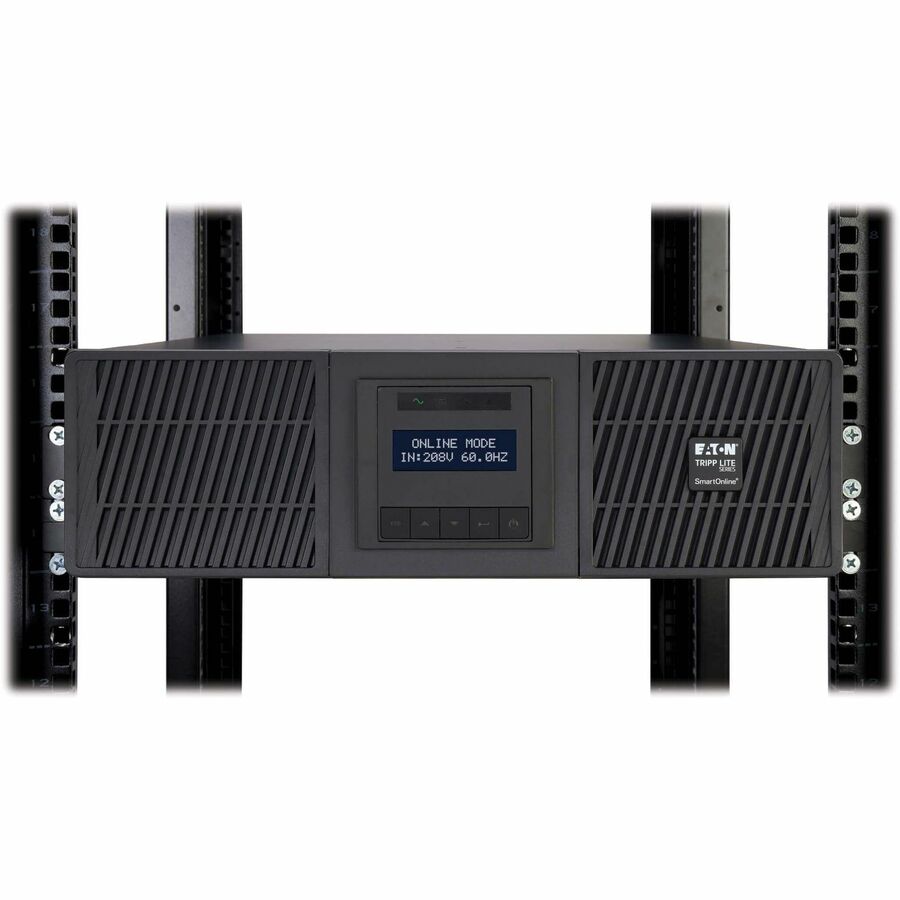 Eaton Tripp Lite Series SmartOnline 5000VA 4500W 208V Online Double-Conversion UPS - 2 L6-20R and 2 L6-30R Outlets, L6-30P Input, Network Card Included, Extended Run, 3U Rack/Tower — SU5000RT