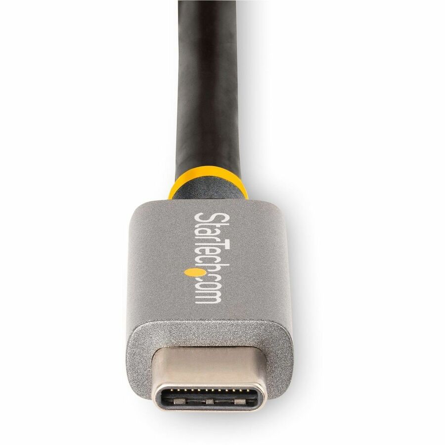 StarTech.com 3ft (1m) USB4 Cable, USB-IF Certified USB-C Cable, 40 Gbps, 100W, 8K 60Hz, Compatible w/Thunderbolt 4/3/USB 3.2, USB Type-C — CC1M-40G-USB-CABLE