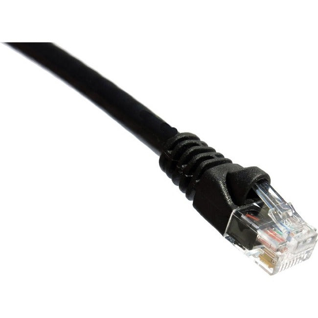 Axiom 7FT CAT6A 650mhz Patch Cable Molded Boot (Black) — C6AMB-K7-AX
