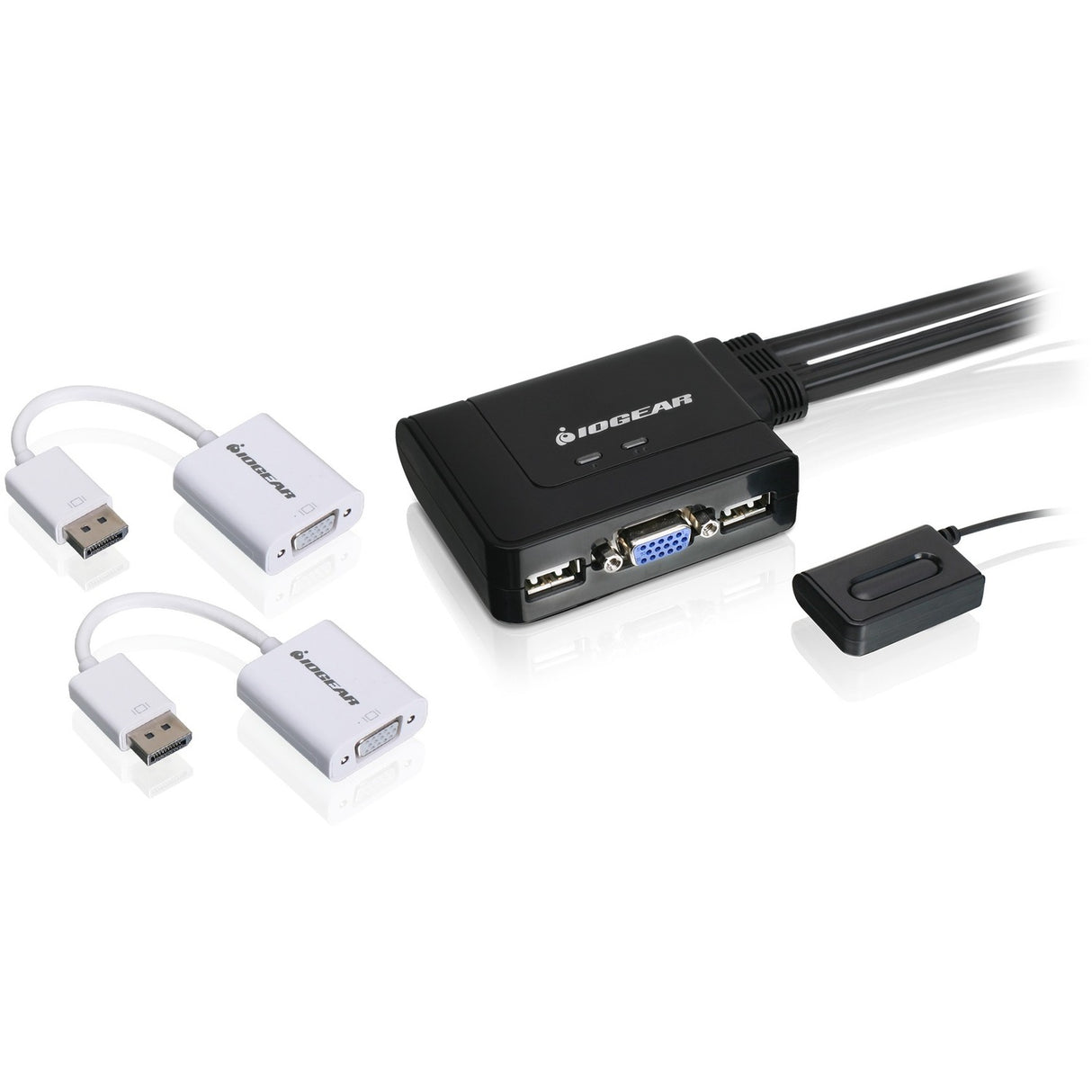 IOGEAR 2-Port VGA and DisplayPort KVM Switch Kit — GCS22DPKIT