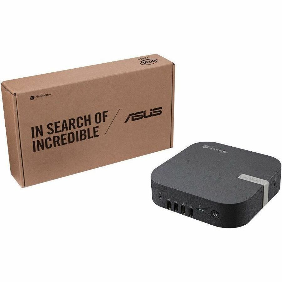 Asus Chromebox 5a CHROMEBOX5A-SC081UN Chromebox - Intel Celeron 7305 - 8 GB - 128 GB SSD - Mini PC - Eco Black — CHROMEBOX5a-SC081UN