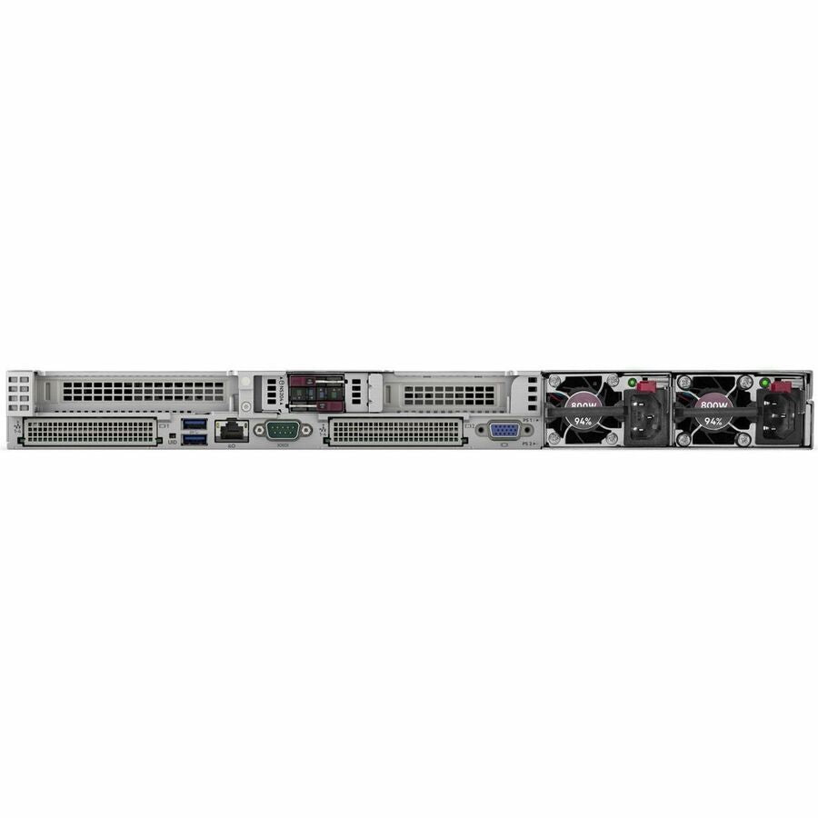 HPE SMART CHOICE ProLiant DL360 Gen11 1U Rack Server - 1 x Intel Xeon Gold 6530 2.1 GHz - 128 GB RAM - NVMe Controller — P72994-005