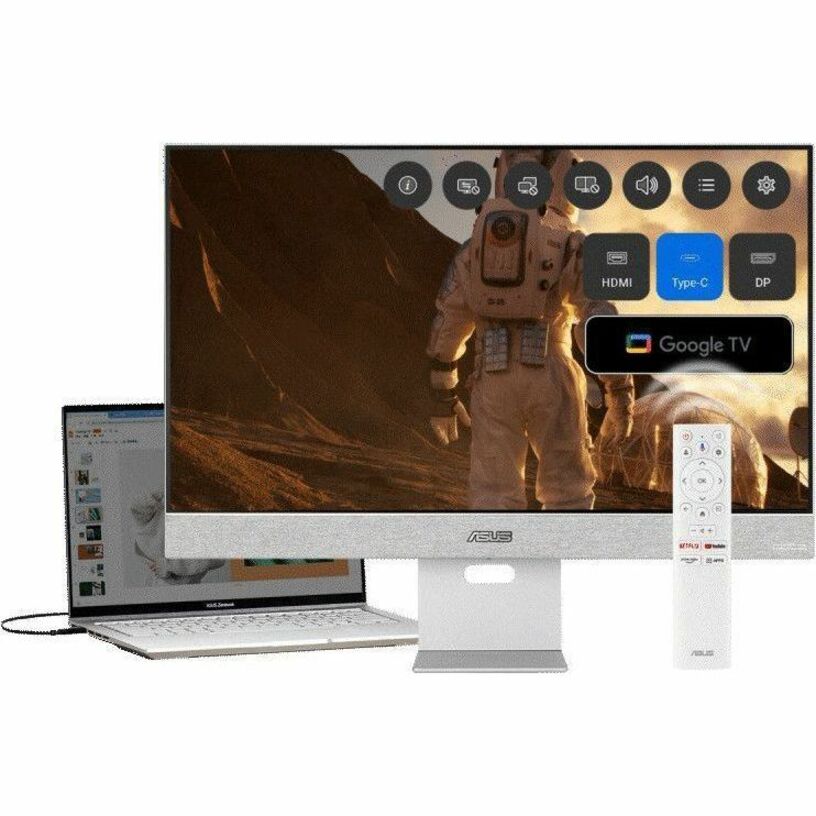 Asus ZenScreen MS27UC 27" Class 4K UHD Smart LED Monitor - 16:9 - Silver — MS27UC