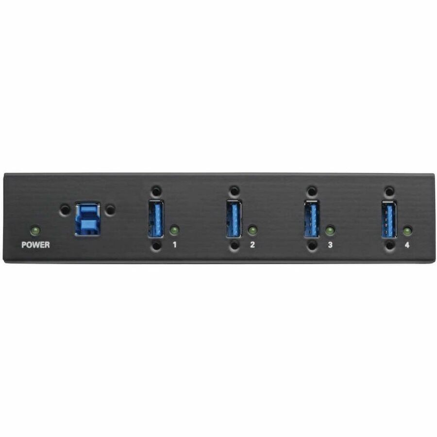 Eaton Tripp Lite Series 4-Port Industrial-Grade USB 3.x (5Gbps) Hub - 20 kV ESD Immunity, Metal Housing, Mountable — U360-004-IND