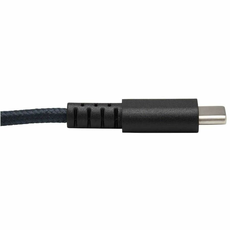 Eaton Tripp Lite Series Heavy-Duty USB-A to USB-C Cable, USB 2.0, UHMWPE and Aramid Fibers, (M/M), Gray, 3 ft. (0.91 m) — U038-003-GY-MAX