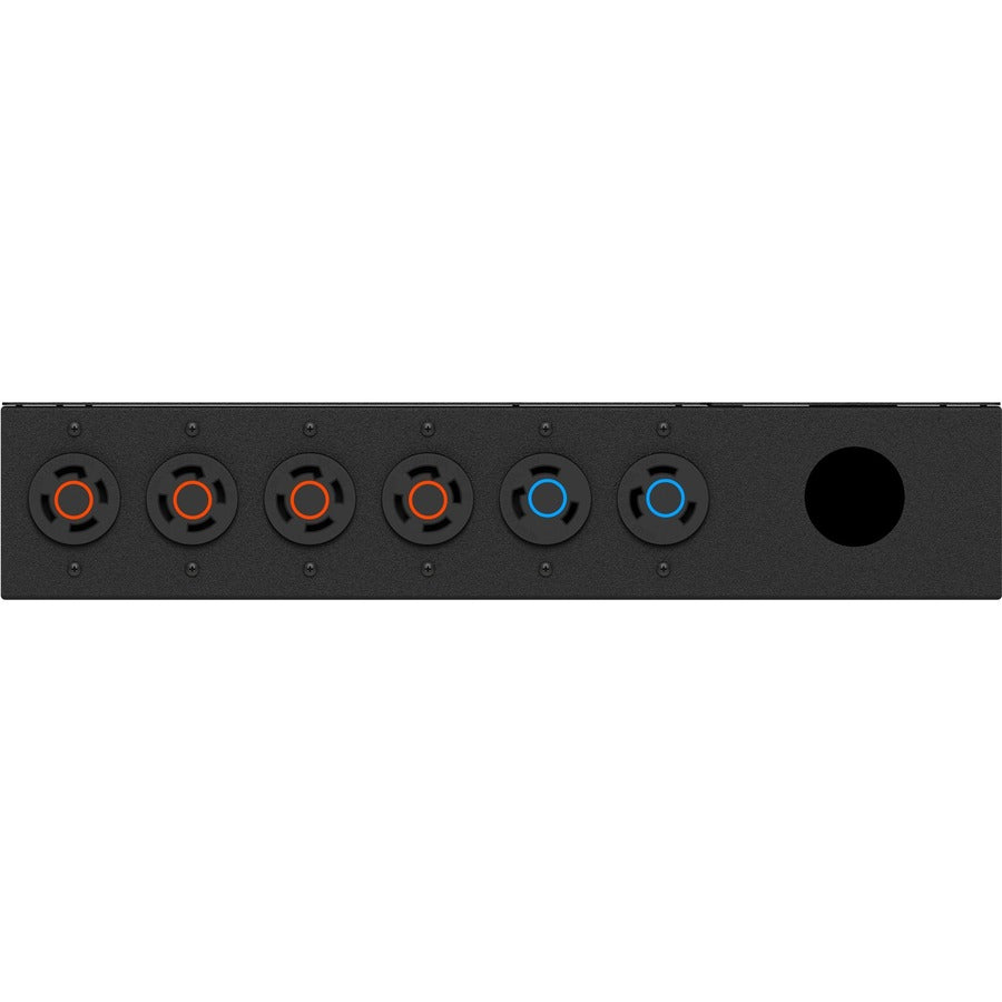 Vertiv Liebert Basic PDU - Horizontal, 120/208V, (4) NEMA L14-30R, (2) L6-30R — VP0N6202