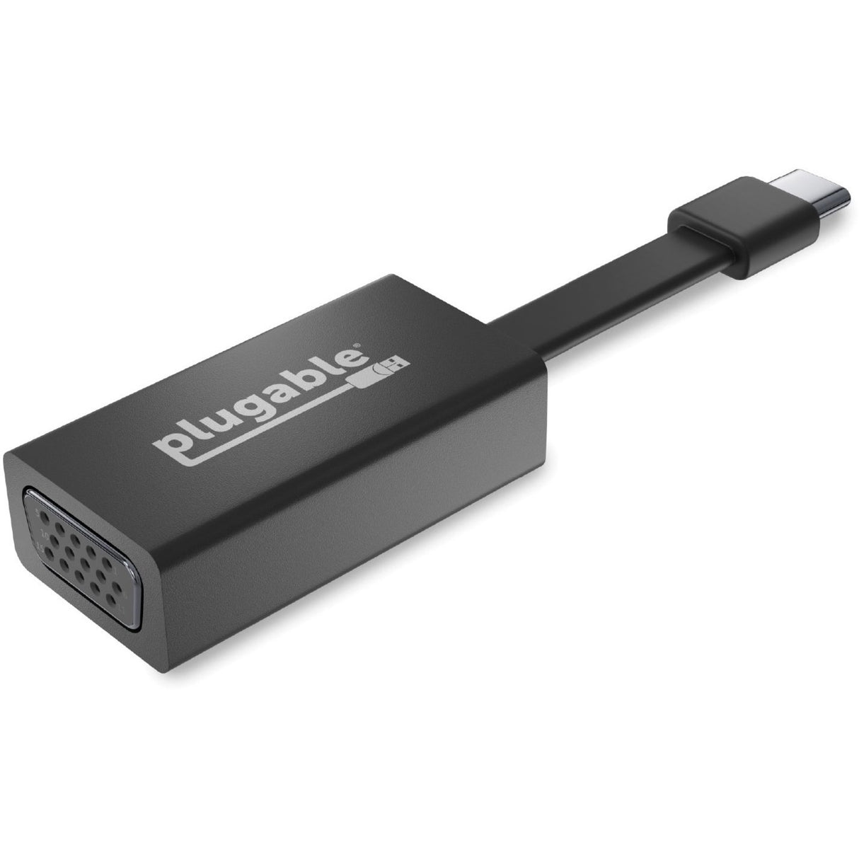 Plugable USB C to VGA Adapter, Thunderbolt 3 to VGA Adapter Compatible with Macbook Pro, Windows, Chromebooks, 2018 iPad Pro, Dell XPS, and more — USBC-TVGA