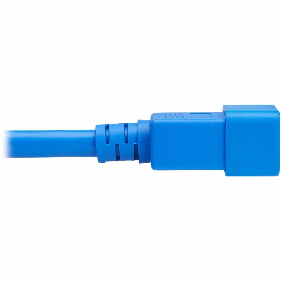 Eaton Tripp Lite Series Power Cord, C20 to C21 - Heavy-Duty, 20A, 250V, 12 AWG, 3 ft. (0.9 m), Blue — P035-003-ABL