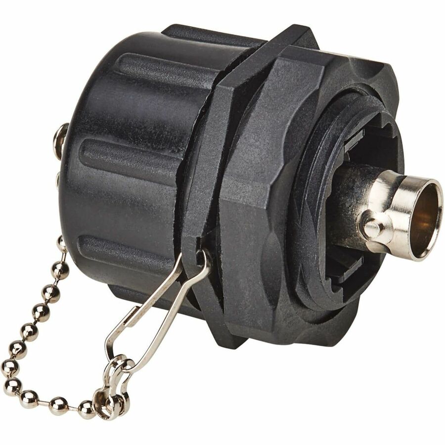 Eaton Tripp Lite Series Rigid Industrial BNC Adapter (M/F) - IP68, Black — A200-FF-BNC