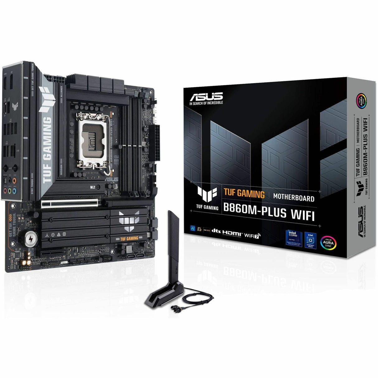 TUF GAMING B860M-PLUS WIFI Gaming Desktop Motherboard - Intel B860 Chipset - Socket LGA-1851 - Micro ATX — TUF GAMINGB860M-PLUSWIFI
