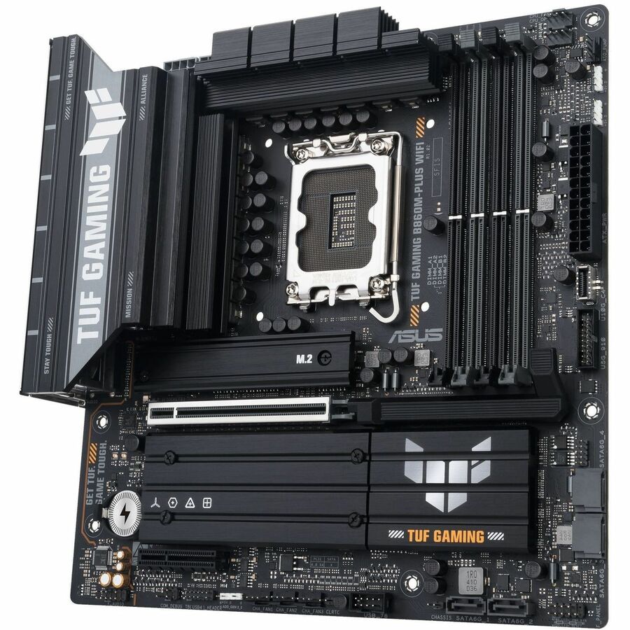 TUF GAMING B860M-PLUS WIFI Gaming Desktop Motherboard - Intel B860 Chipset - Socket LGA-1851 - Micro ATX — TUF GAMINGB860M-PLUSWIFI