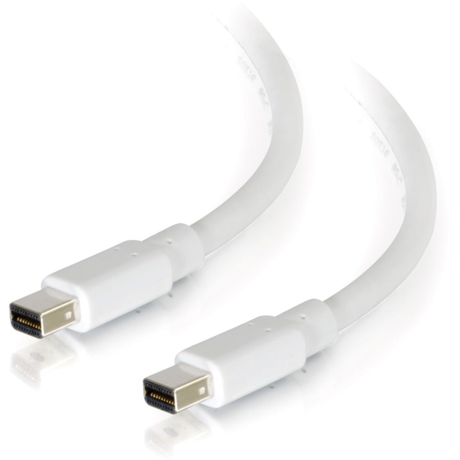 C2G 3ft Mini DisplayPort Cable 4K 30Hz - White — 54410