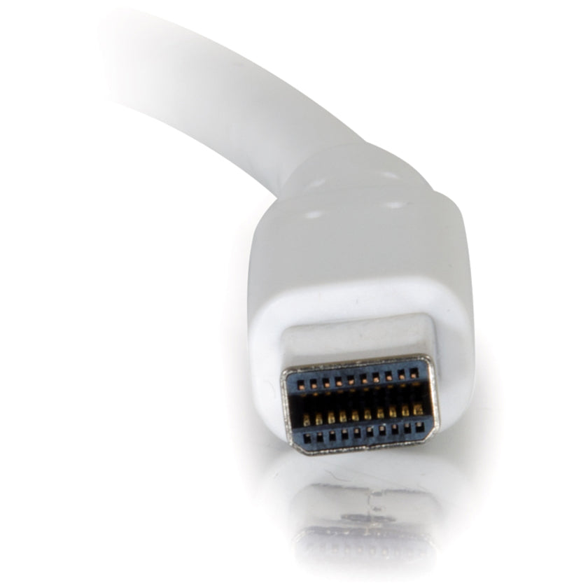 C2G 3ft Mini DisplayPort Cable 4K 30Hz - White — 54410