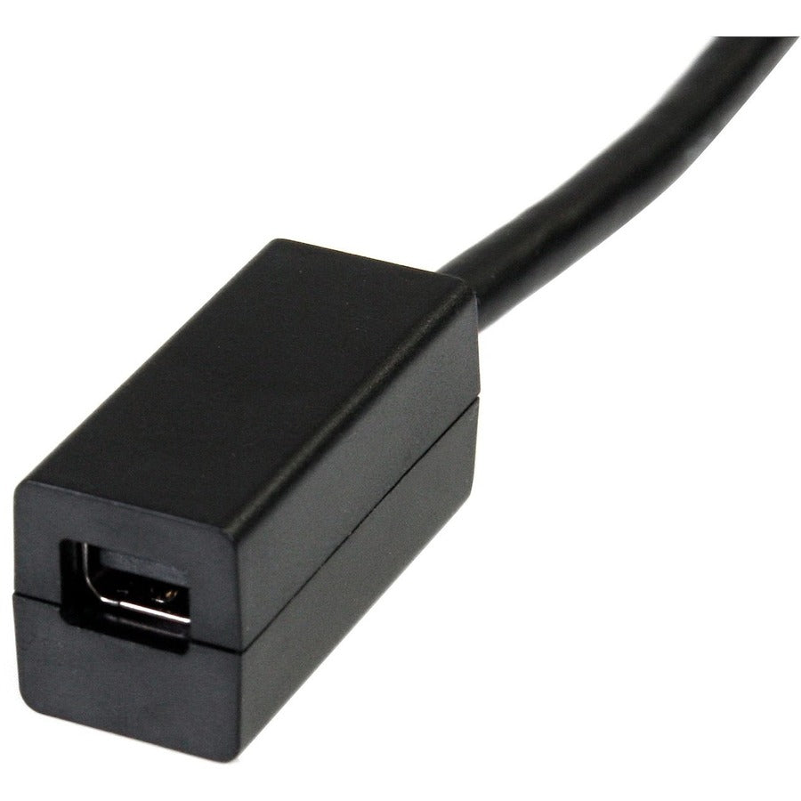 StarTech.com 6in (15cm) DisplayPort to Mini DisplayPort Cable, 4K x 2K Video, DP Male to Mini DP Female Adapter Cable, DP to mDP 1.2 — DP2MDPMF6IN
