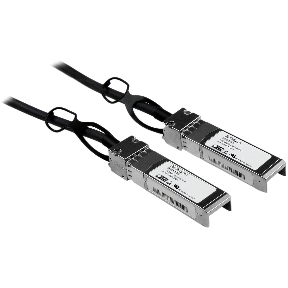 StarTech.com 1m 10G SFP+ to SFP+ Direct Attach Cable for Cisco SFP-H10GB-CU1M - 10GbE SFP+ Copper DAC 10Gbps Passive Twinax — SFPCMM1M