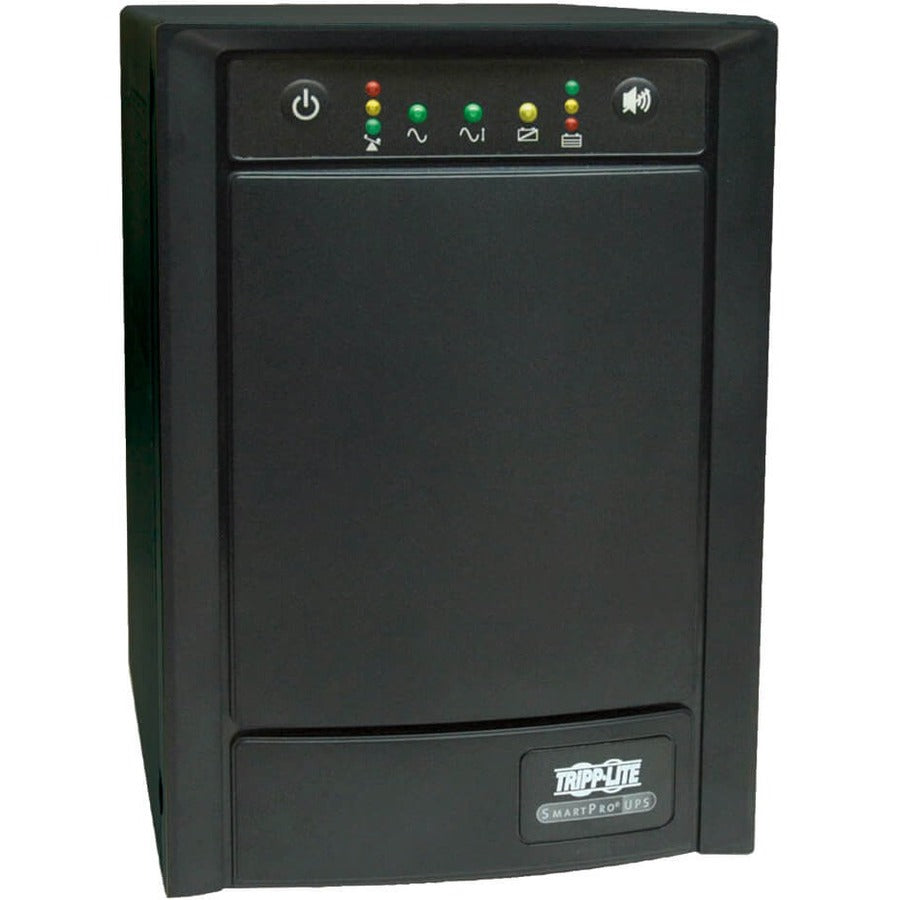 Eaton Tripp Lite Series SmartPro 120V 750VA 500W Line-Interactive Sine Wave UPS, Tower, Network Card Options, USB, DB9 Serial — SMART750SLT