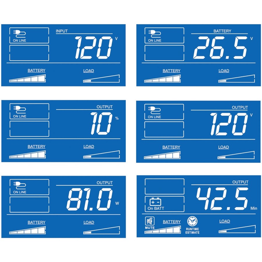 Eaton Tripp Lite Series OmniSmart 1500VA 810W 120V Line-Interactive UPS - 10 Outlets, AVR, USB, LCD, Tower — OMNI1500LCDT