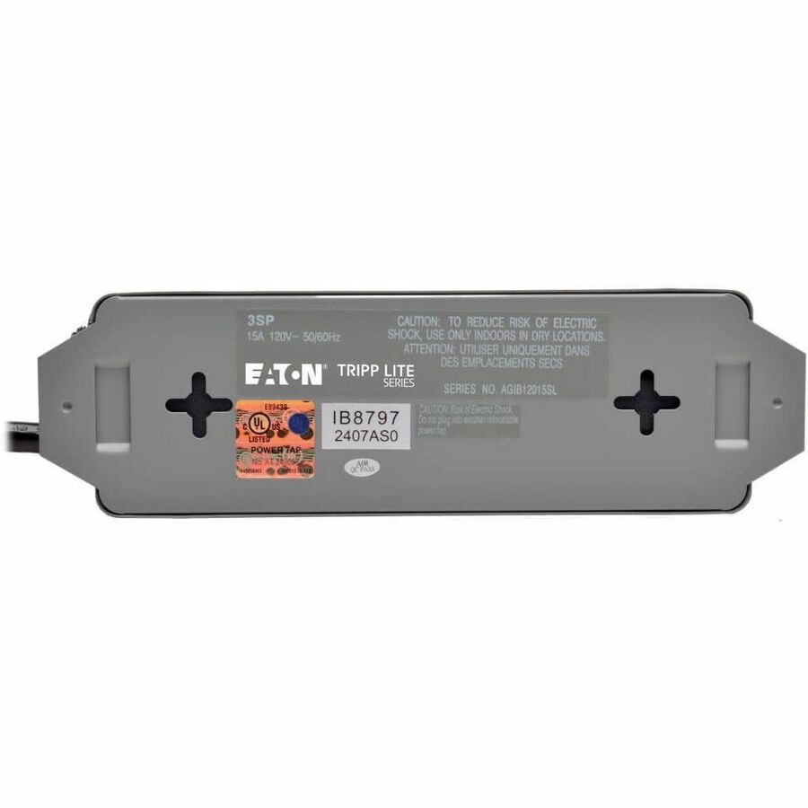 Eaton Tripp Lite Series Industrial Power Strip, 3-Outlet, 6 ft. (1.8 m) Cord, NEMA 5-15P Plug, Switch Guard — 3SP