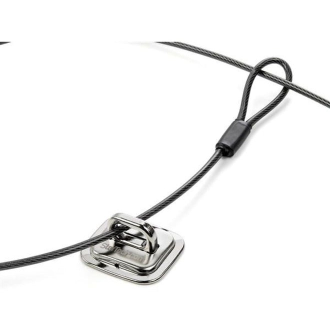 StarTech.com Laptop Cable Lock Anchor - Zinc Alloy - Computer Security Cable Anchor - Desk Mount Security Anchor Point - Screw-On Cable Lock Anchor — LTANCHOR