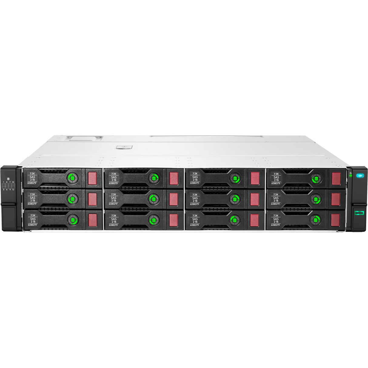 HPE D3610 Drive Enclosure - 12Gb/s SAS Host Interface - 2U Rack-mountable — Q1J14A